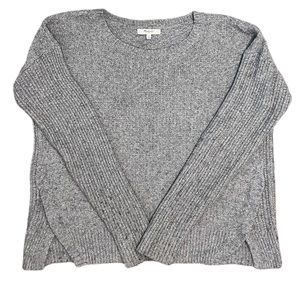 Madewell Gray Drop Shoulder Sweater Size XS